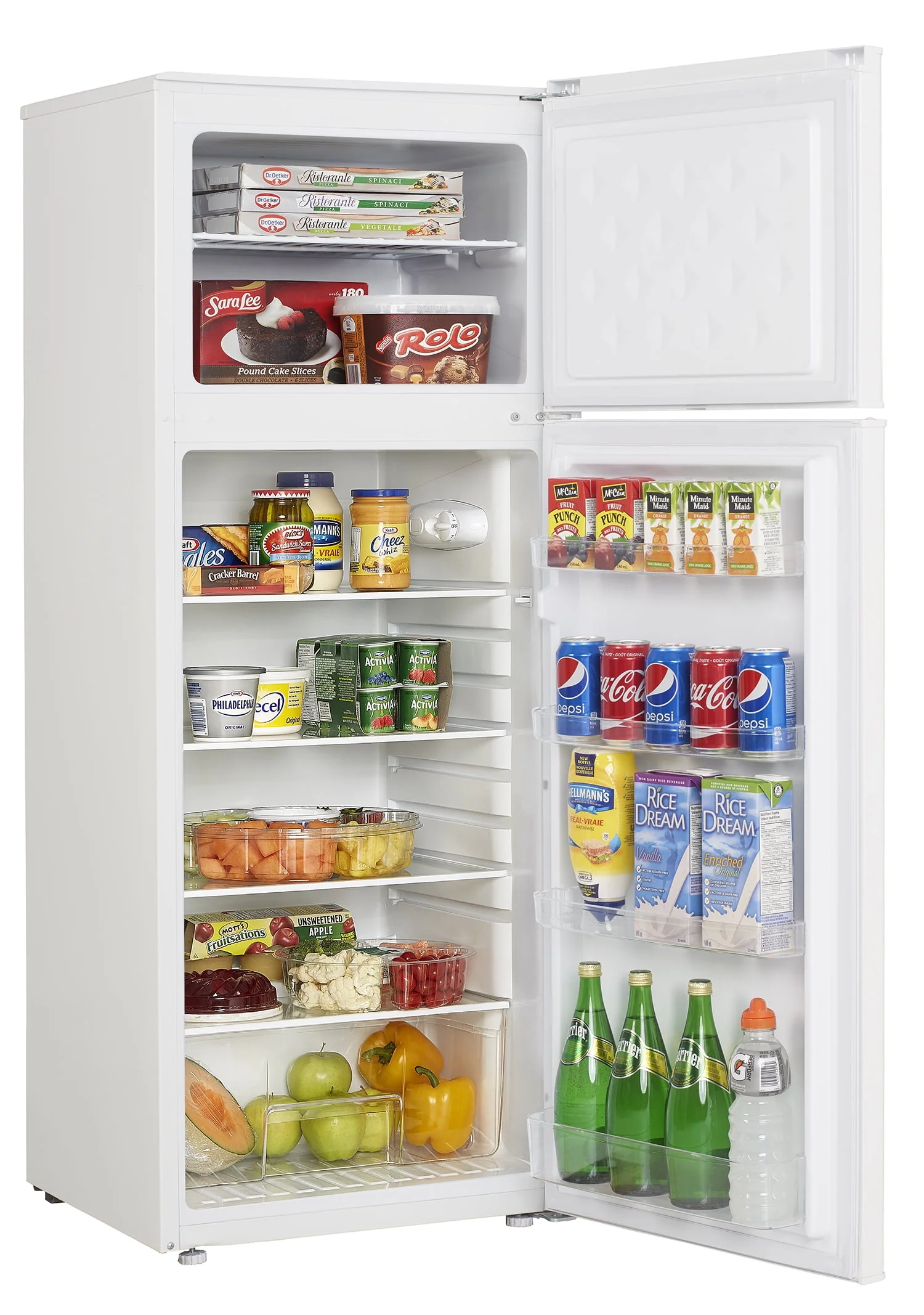 Danby 7.3 Cubic Feet 2 Door Apartment Sized Refrigerator, White