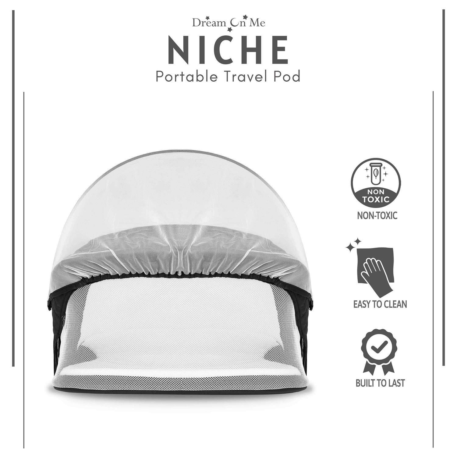 Dream On Me Niche On The Go Portable Travel Pod - Pet Supplies online store