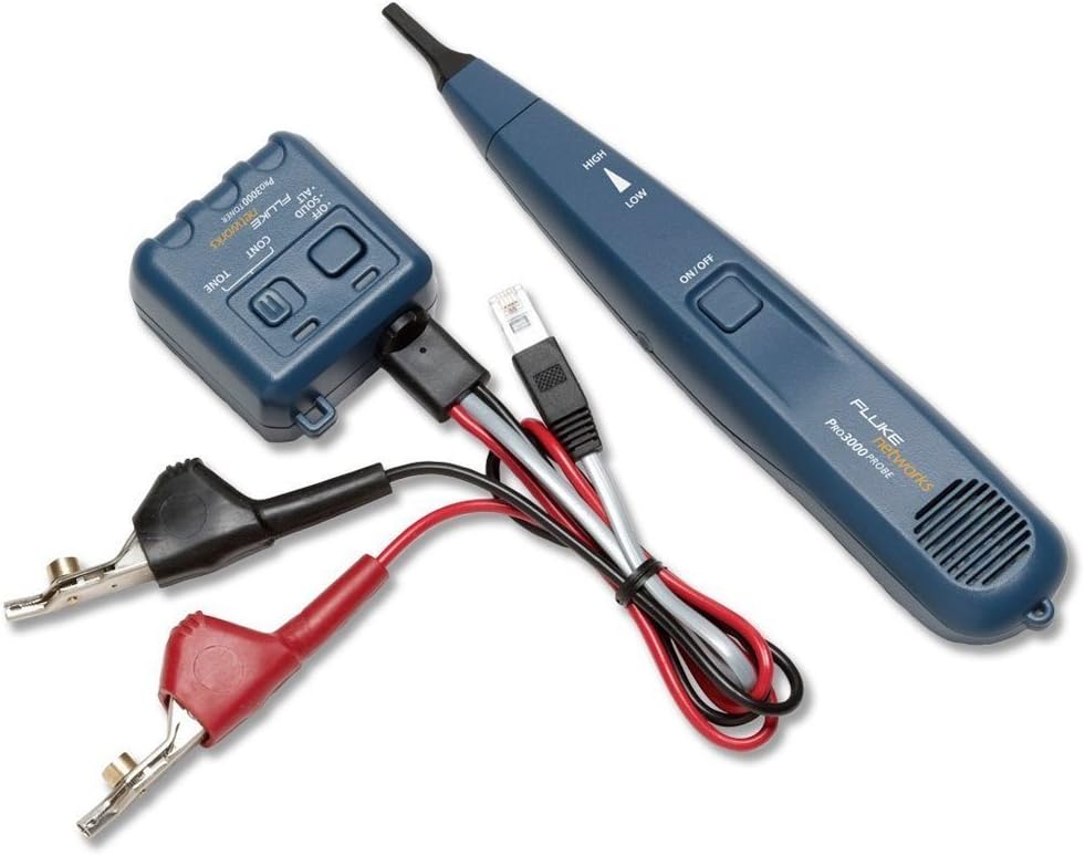 Fluke Networks 26000900 Pro3000 Tone Generator and Probe Kit with SmartTone Technology Pack of 2
