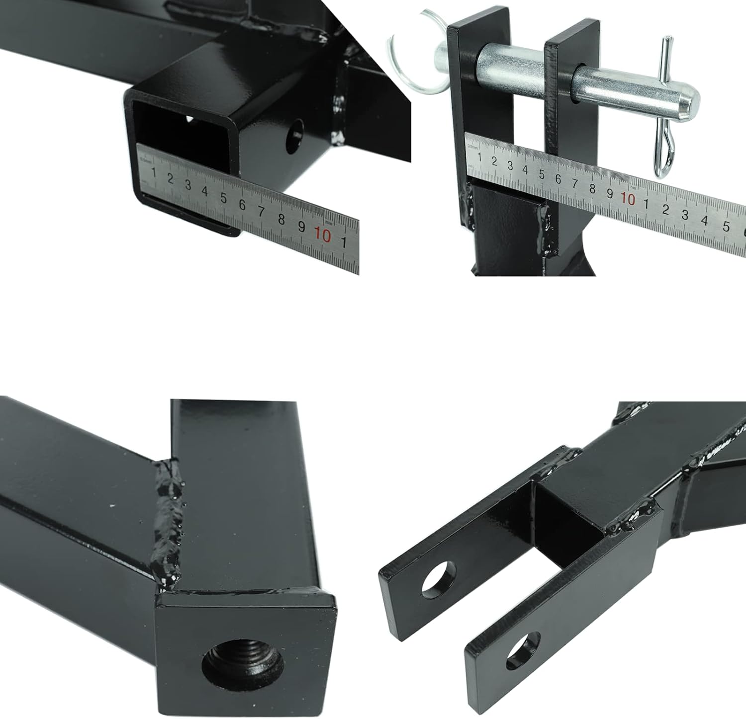 2 Receiver 3 Point Trailer Hitch Category 1 Tractor Tow Drawbar Adapter Compatible with BX Kubota John Deere LM25H WLM Tractor NorTrac Kioti Yanmar