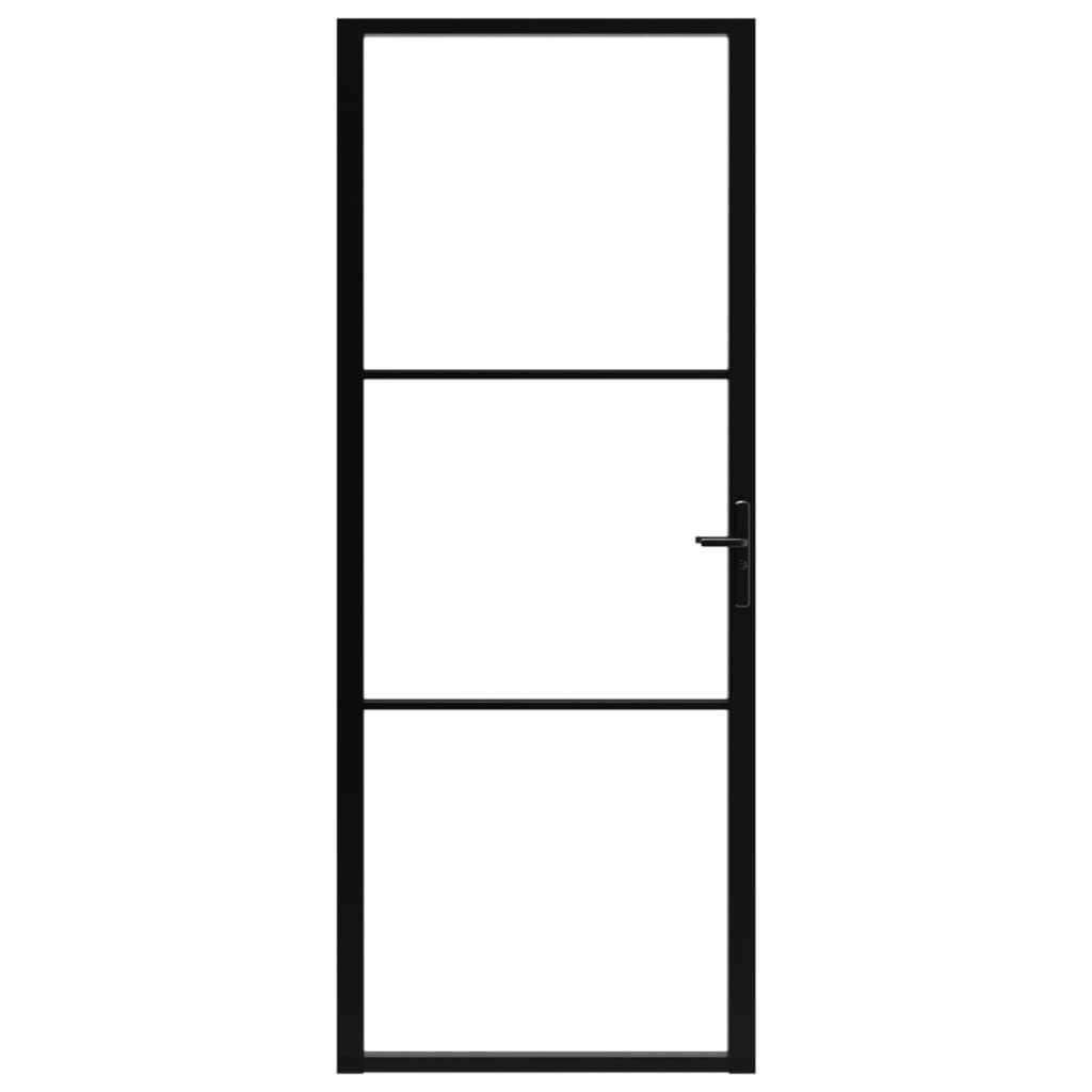 vidaXL Interior Door ESG Glass and Aluminum - Shop Hardware Tools Online Store