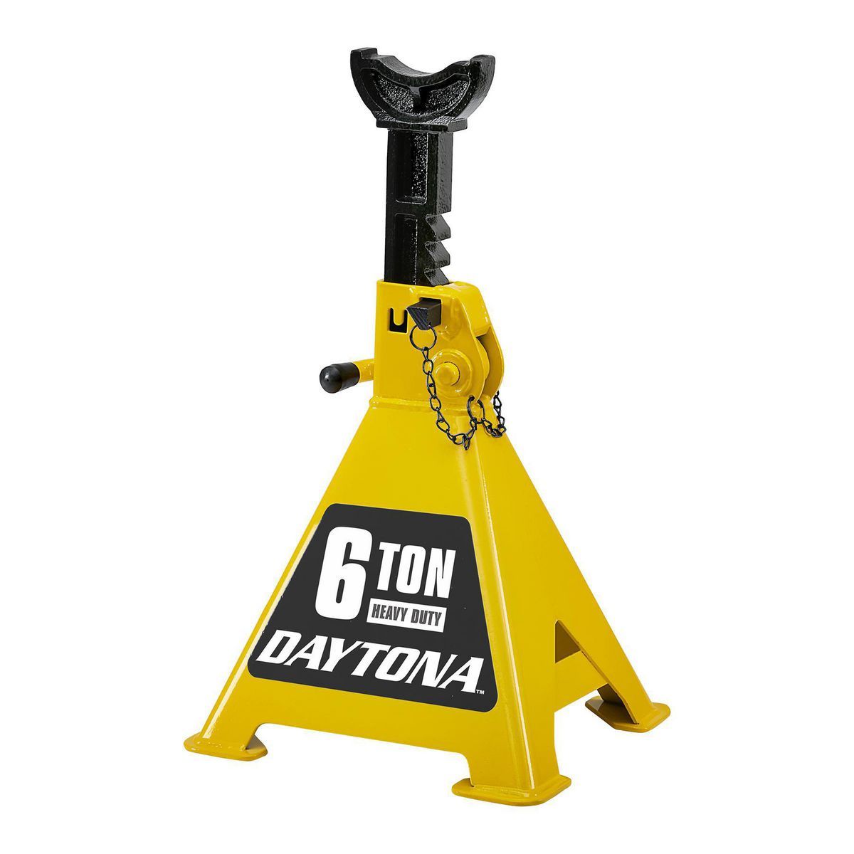 DAYTONA 6 Ton Heavy Duty Ratcheting Jack Stands, Slate Gray