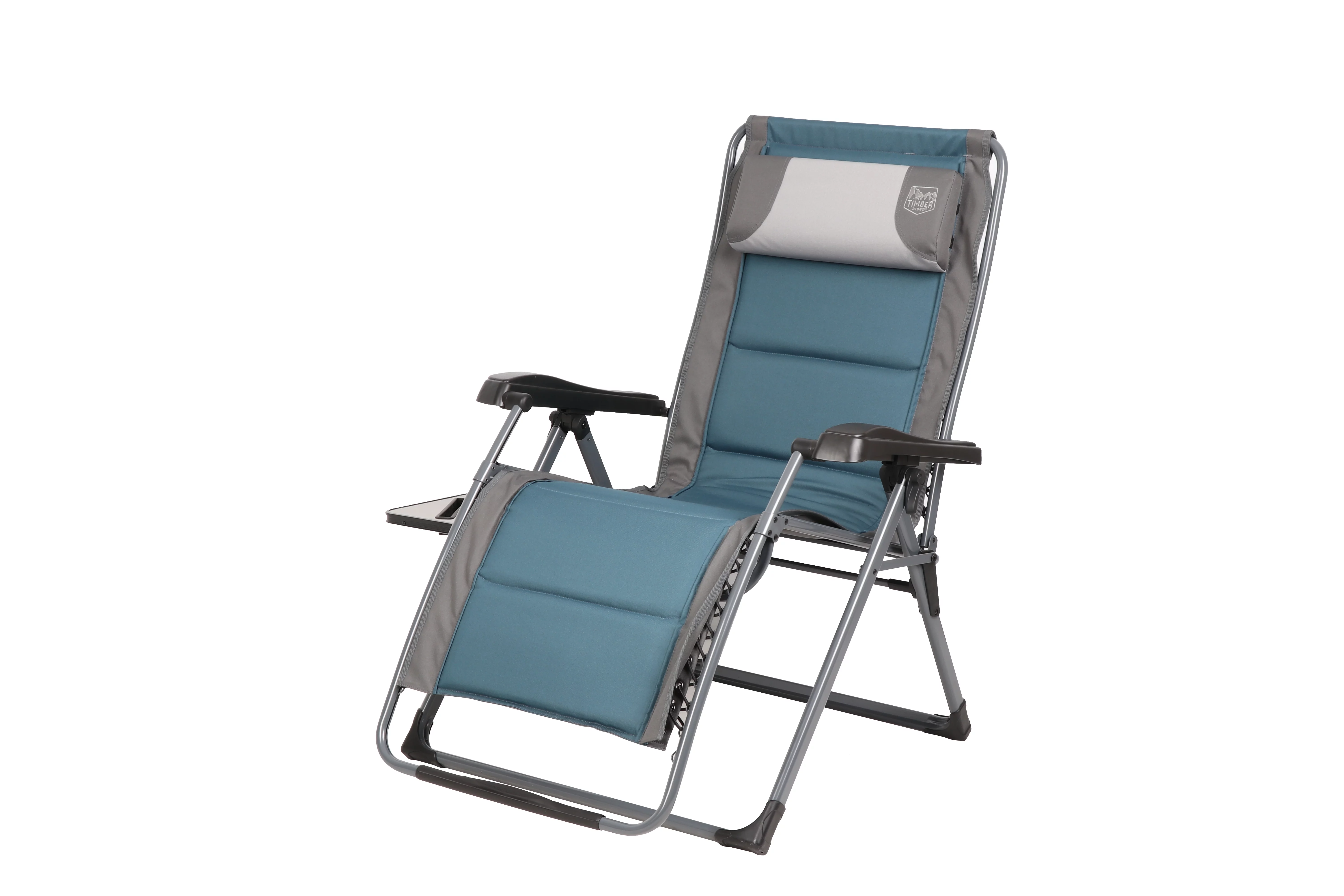 Timber Ridge Banyon Series 1 Pack Polyester Zero-Gravity Chair - Blue, 350 Pound Capacity, Outdoors