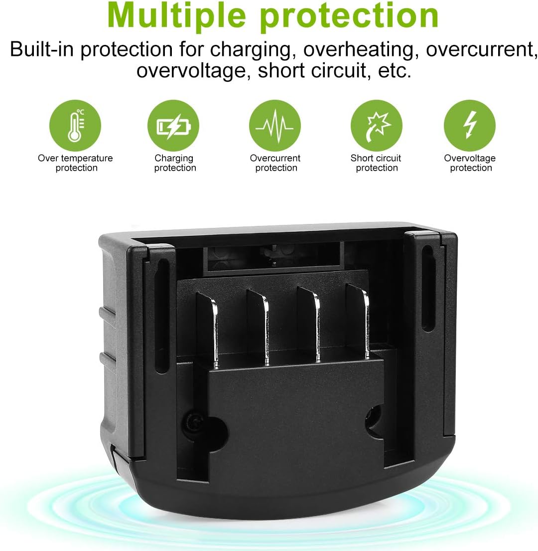 Energup 40V Replacement for Greenworks 40V Lithium Ion Battery 29472 29462 for GreenWorks 40Volt G-MAX Power Tools 29252 20202 22262 with a Greenworks 40V Battery Charger Pack of 2