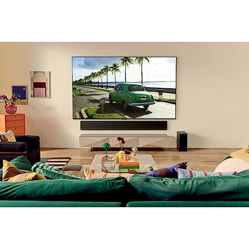 LG OLED evo G3 4K Smart TV 120Hz Bundle GX 3.1 ch High Res Audio Soundbar with Wireless Subwoofer Dolby Atmos (2023 Model)