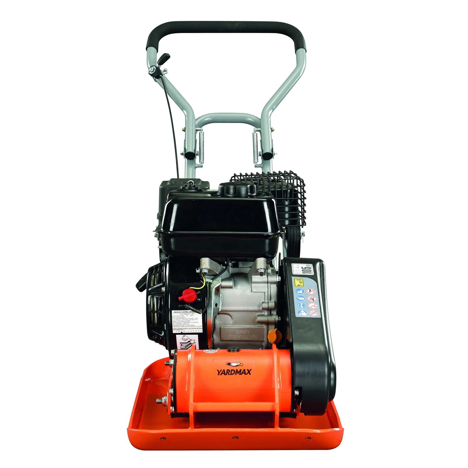 YARDMAX 2500 lb. Compaction Force Plate Compactor 6.5HP/196cc - Shop Hardware Tools Online Store