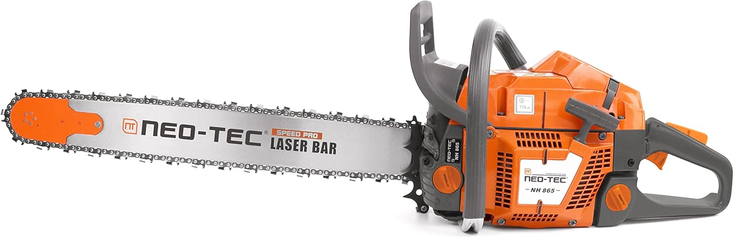 NEO-TEC NH865 65cc Gas Chainsaw for G365 With 24 Inch Solid Guide Bar Power Chain Saw, 3.4KW Gasoline Chainsaws for Trees and Wood Cutting, All Parts Compatible with Husqvarna 365 Milling