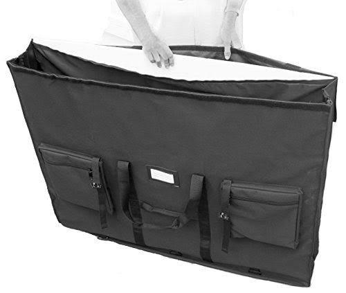 X-Port Professional Expandable Art Portfolio Case (32x22 x 42x22) Oversized for Art, Foam Boards, Marketing Displays, Trial Exhi
