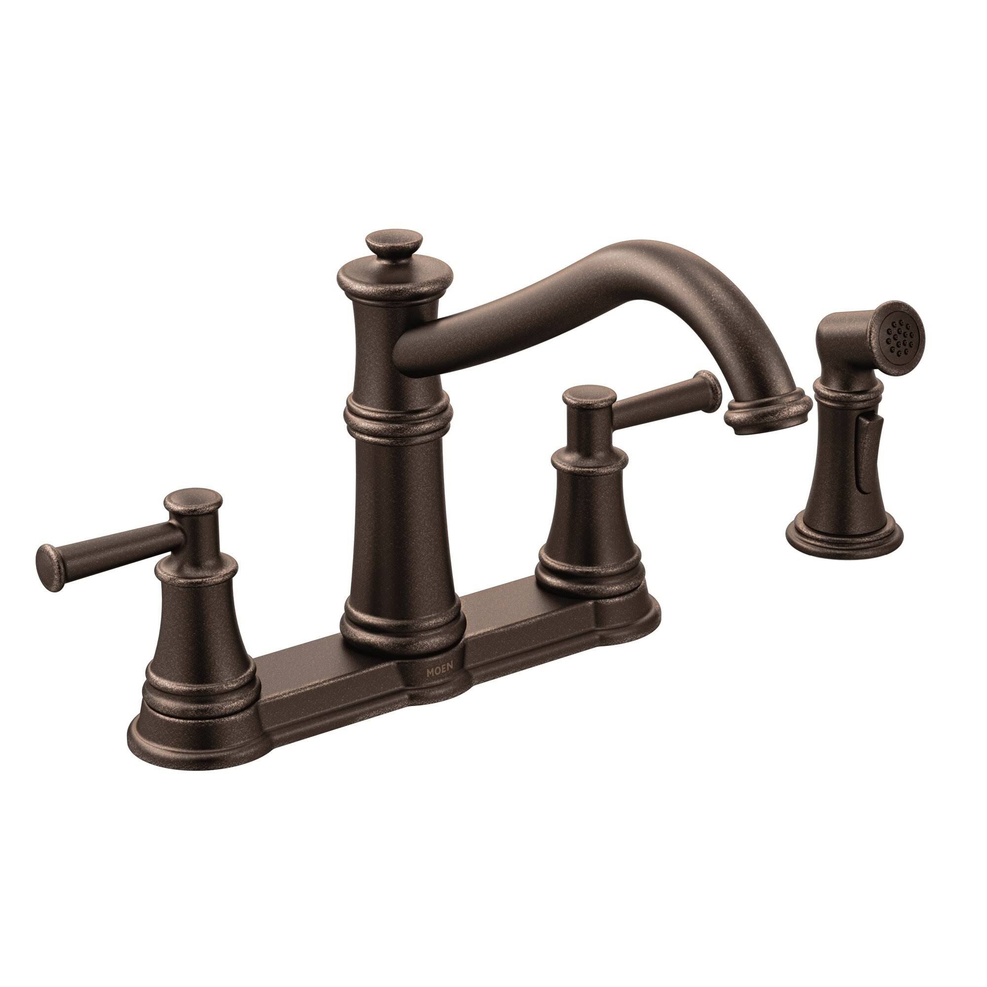 Moen 7255ORB Belfield Oil Rubbed Bronze Two-Handle Kitchen Faucet