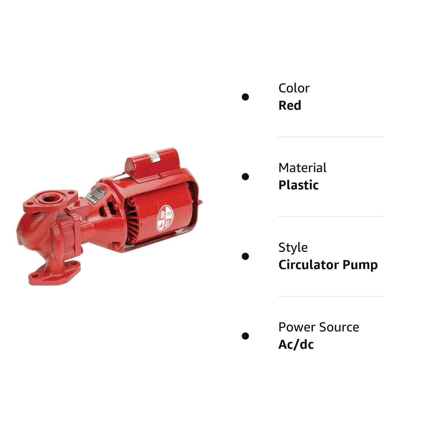 Bell &amp; Gossett 106189 Series 100Nfi Iron Body Circulator Pump - Shop Hardware Tools Online Store