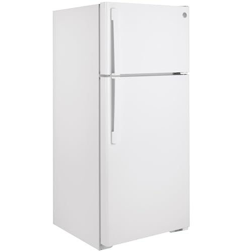 GE 28 Inch White Freestanding Top Freezer Refrigerator
