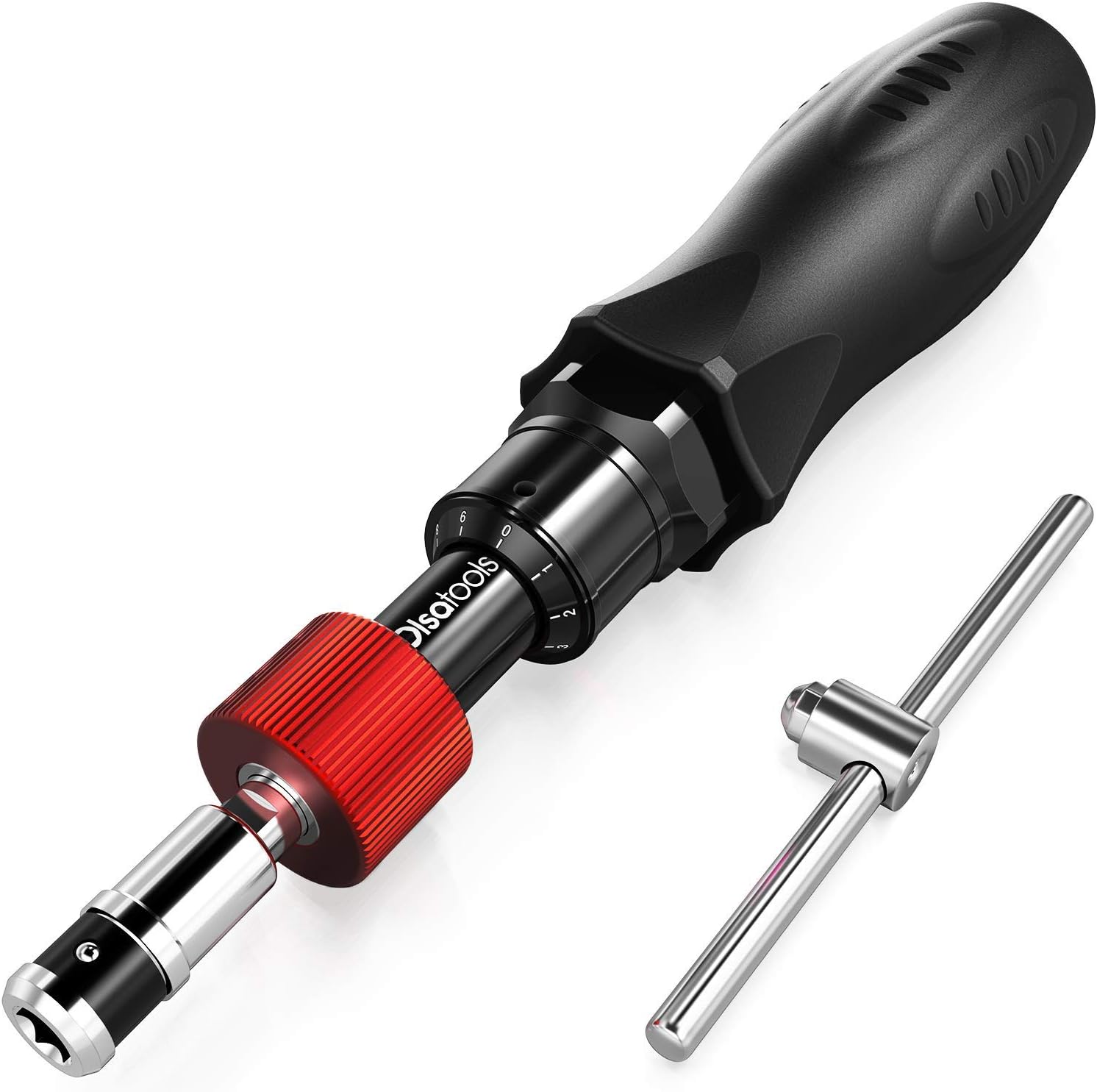 Olsa Tools Torque Screwdriver Set (10-50 in lb Torque Range) | Professional Grade Certified Limiting Torque Screwdriver | Inch Pounds Torque Driver Set