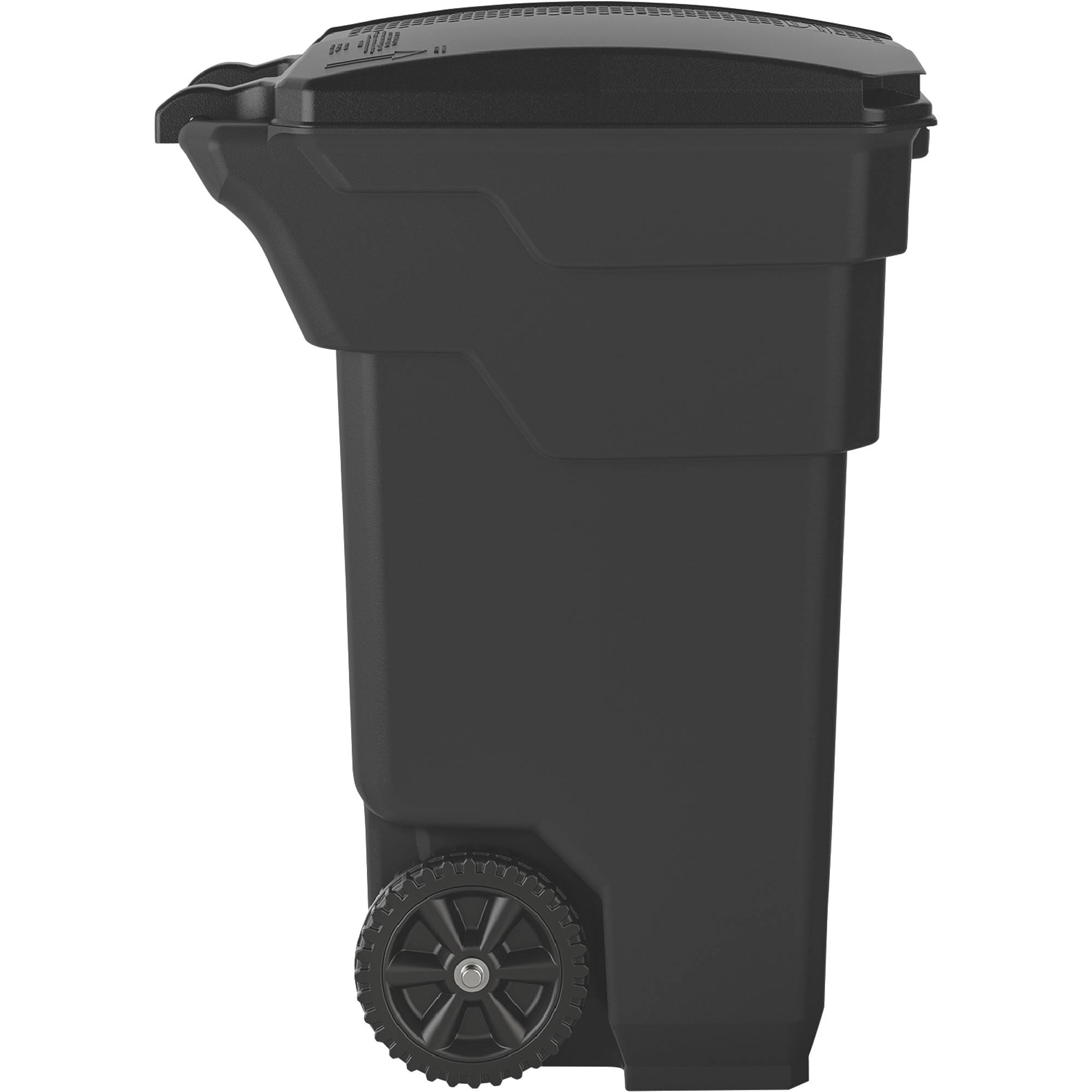 Suncast Commercial 32 Gallon Wheeled Trash Can (Gray)