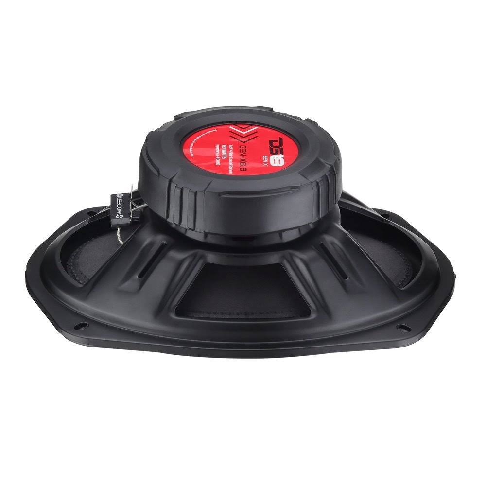 DS18 Ds18-gen-x6.9 Car Stereo Gen x 6 x 9 inch 4 Way 180W Coaxial Speaker, 1 Pair, Size: 6 x 9, Black