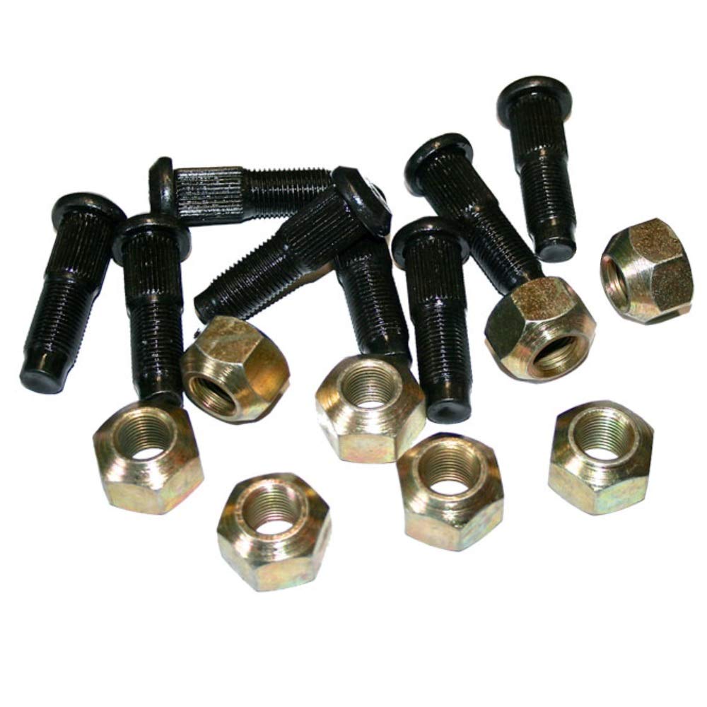 Fits Bobcat Lug Nut & Stud Kit for S100, S130, S150, S160, S175, S185, S205 -Skid Steer Wheel Pack of 2