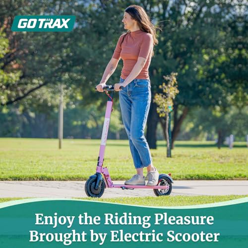 Gotrax GXL V2 Electric Scooter, 8.5" Solid Tire, Max 9 Mile and 15.5Mph Speed Power by 250W Motor, Lightweight 25.95lb, Cruise Control Aluminum Alloy Frame Foldable Commuting Escooter for Adults 13+