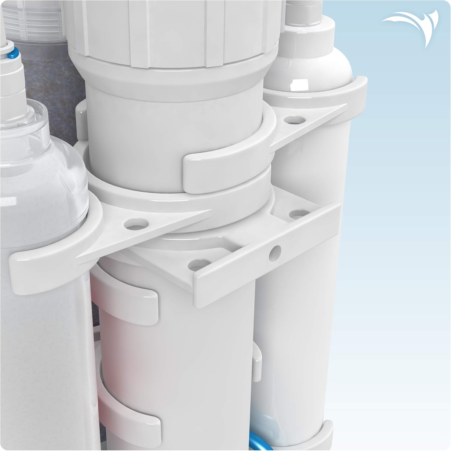 AQUATICLIFE Aquatic Life RO Buddie Plus DI Four Stage Reverse Osmosis Deionization Unit 50 GPD Pack of 2