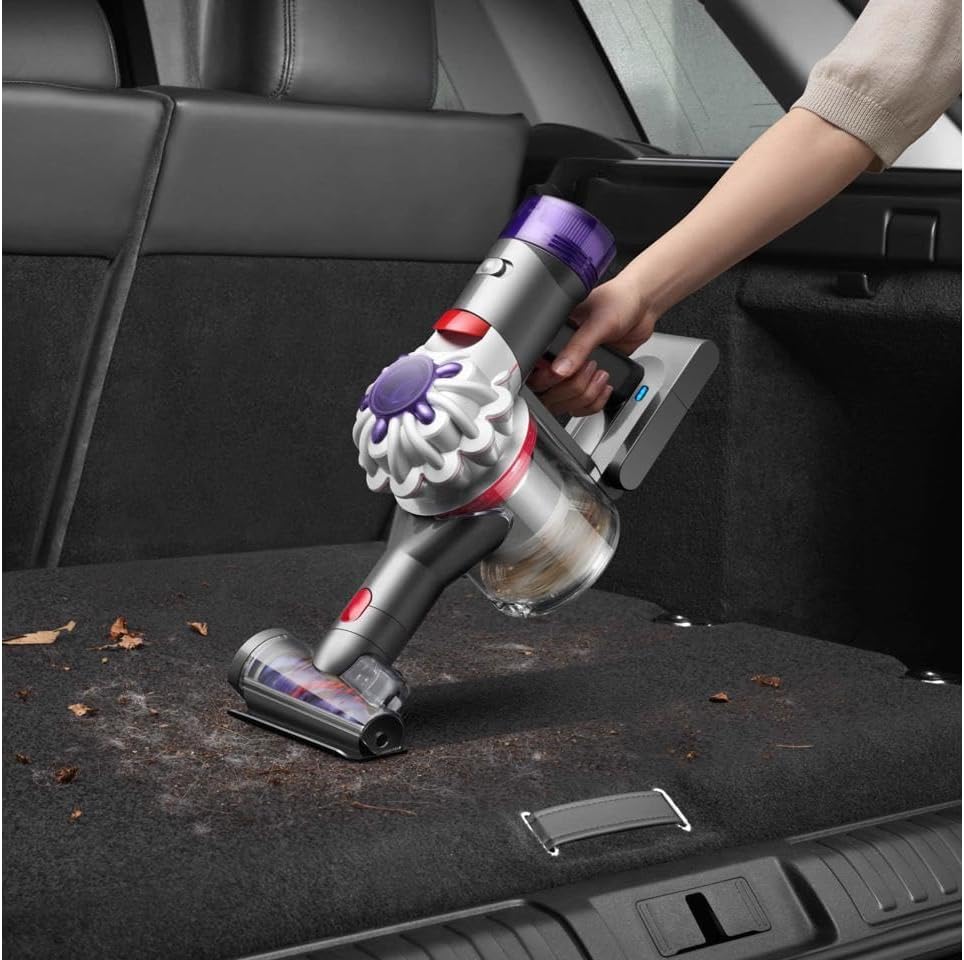 Dyson V8 Fluffy Cordless Stick Vacuum Cleaner, Red + Accessories