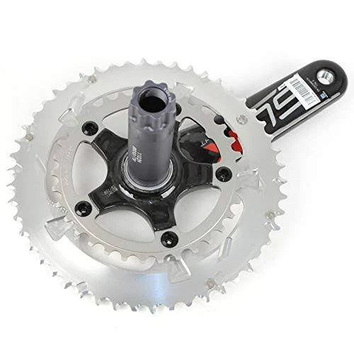 FSA SL-K Light BBright Carbon Road Bike Crankset 50/34 10 Speed 175mm//Silver