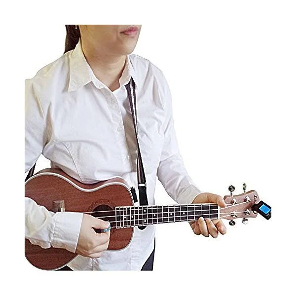 Ukulele Tenor Size Bundle from Lohanu (LU-T) 2 Strap Pins Installed Free Uke Strap Case Tuner Picks Pick Holder Aquila Strings I