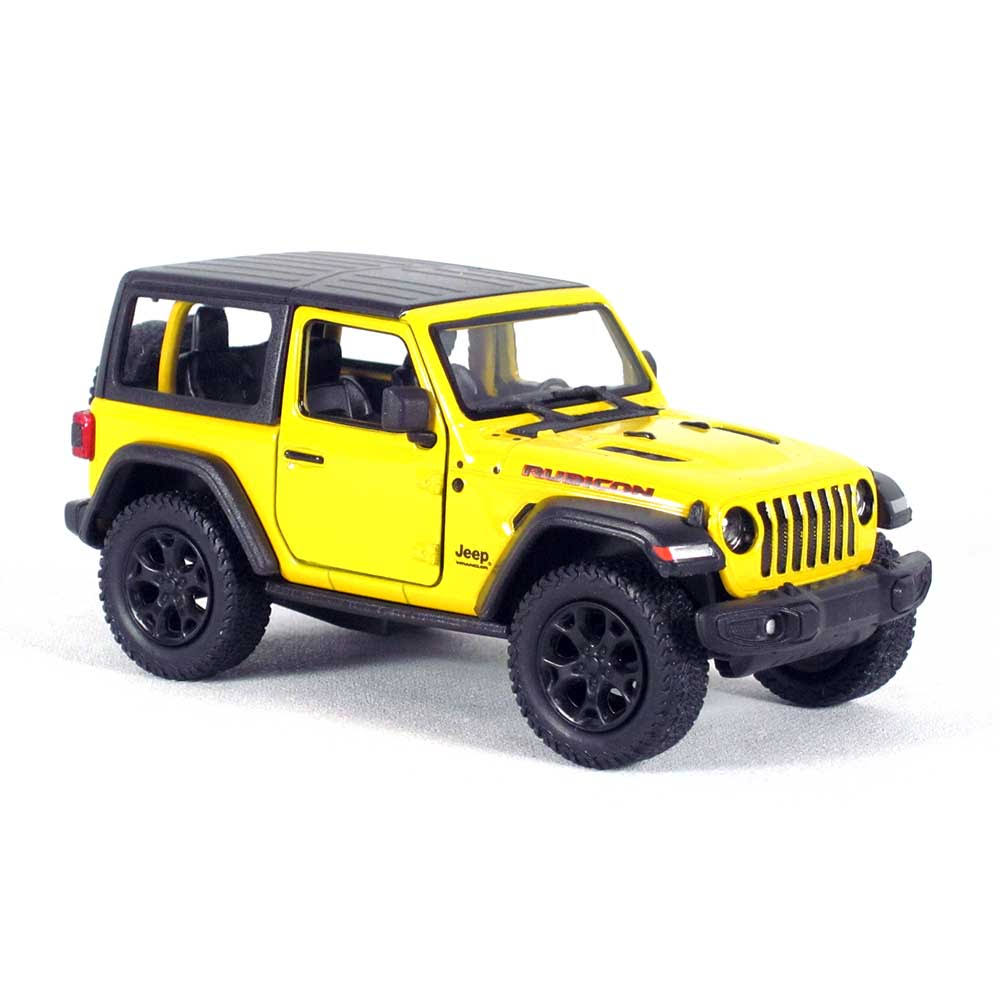 5x22 Die-Cast Box of 12: 2018 Jeep Wrangler Rubicon Hard Top (Blue, Green, Red and Yellow)