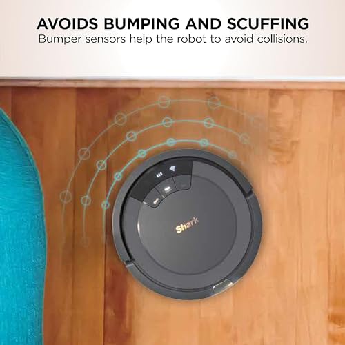 Shark AV2501S AI Ultra Robot Vacuum, with Matrix Clean, Home Mapping, 30-Day Capacity HEPA Bagless Self Empty Base, Perfect for Pet Hair, Wifi, Dark Grey