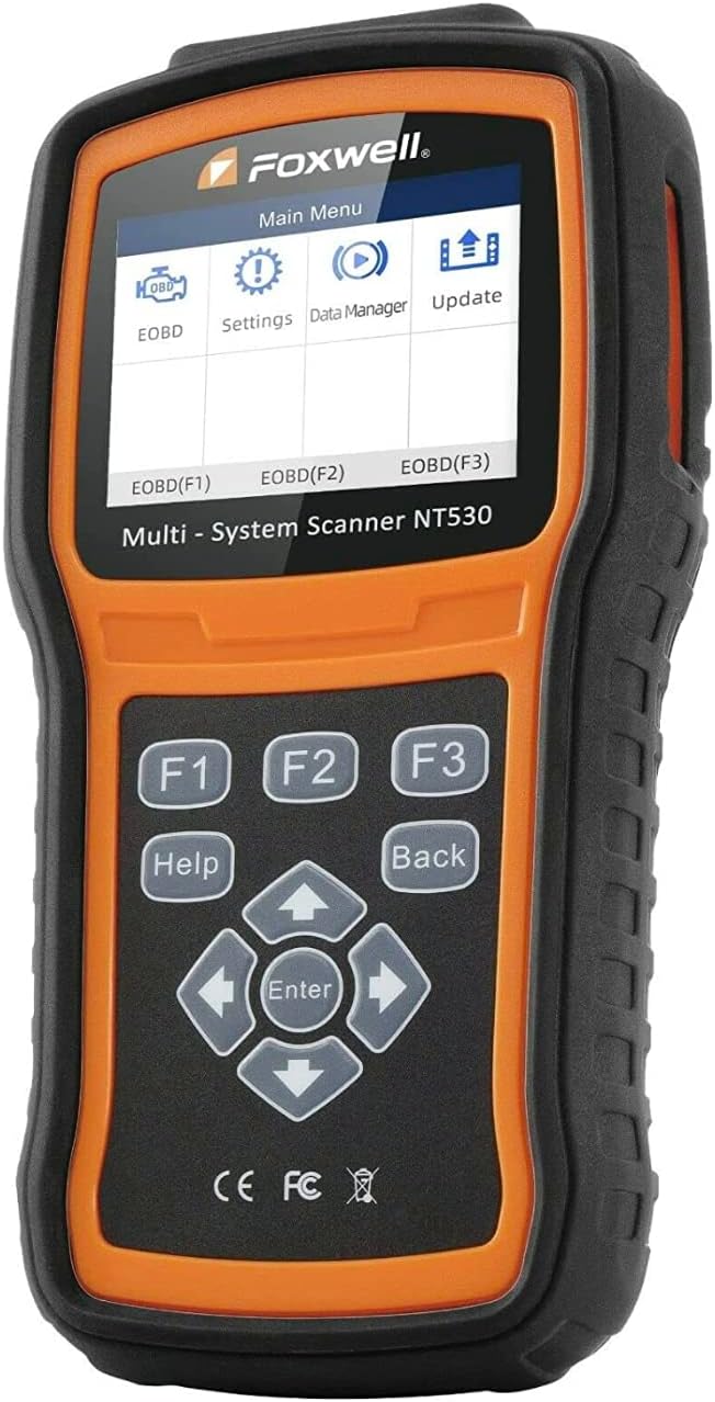 FOXWELL NT530 for Toyota, Lexus, Scion - All Systems, All Maintenance Service - Bidirectional Diagnostic Scan Tool OBD2 Scanner Automotive Code Reader ABS Bleed SRS Airbag SAS TPMS TPS EPB Oil Reset