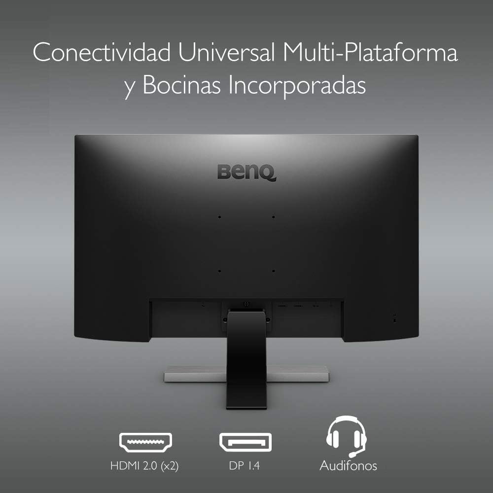 BenQ MOBIUZ EX3210U 32” 4K True HDMI 2.1 144Hz White Gaming Monitor, UHD (3840 x 2160), IPS, 1ms, FreeSync, HDR, Eye Care, Display Port, USB 3.0, Remote Control, Microphone with AI Noise Canceling