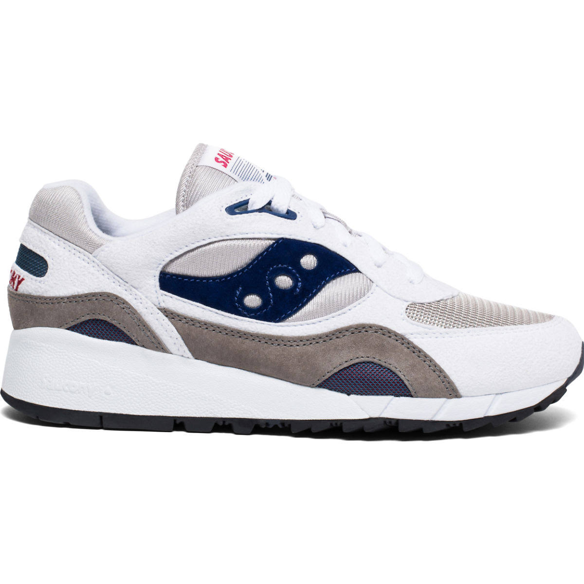 Saucony Shadow 6000-WHITE/GREY/NAVY-6.5