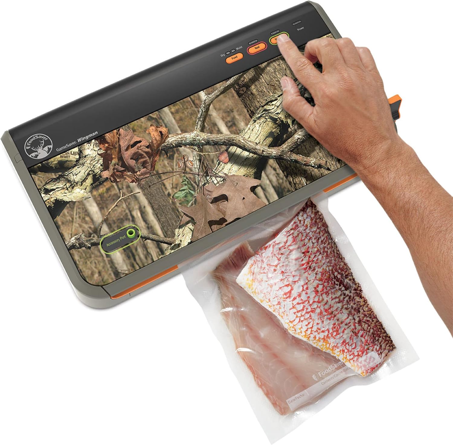 FoodSaver GameSaver Wingman Plus Vacuum Sealer, Camo