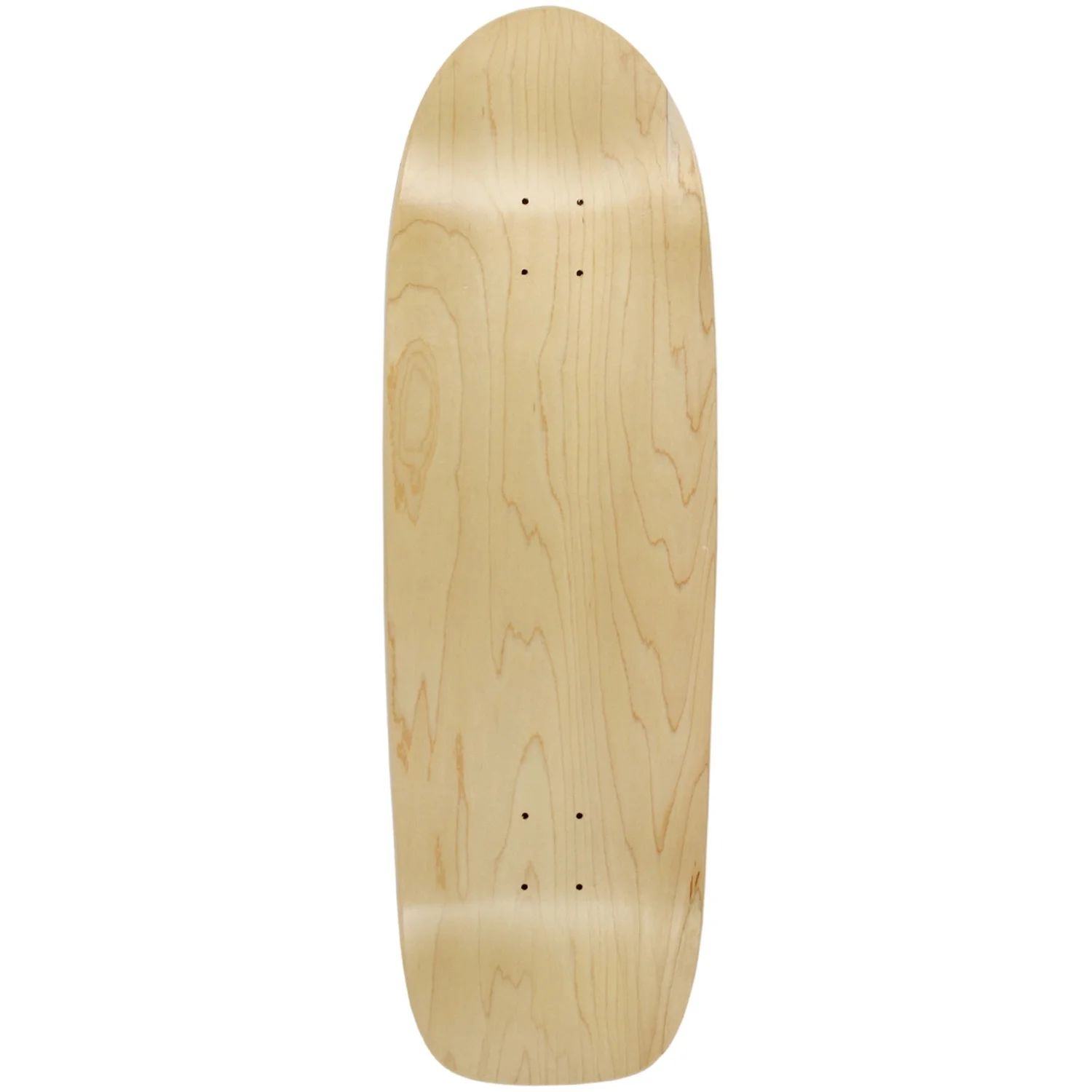 Moose Old School 80's Skateboard Complete 33" Natural with Hollow 7.0 Silver/Green Trucks, 58mm Green Wheels