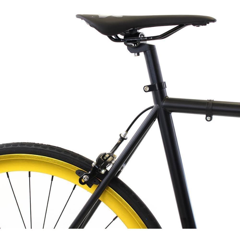 Golden Cycles Saint Black/Gold Fixed Gear 52 cm
