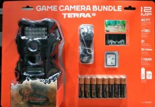 Wildgame Innovations Terra 12 Mp HD Infared Digital Game Camera SD Card u0026 Batteries Included!