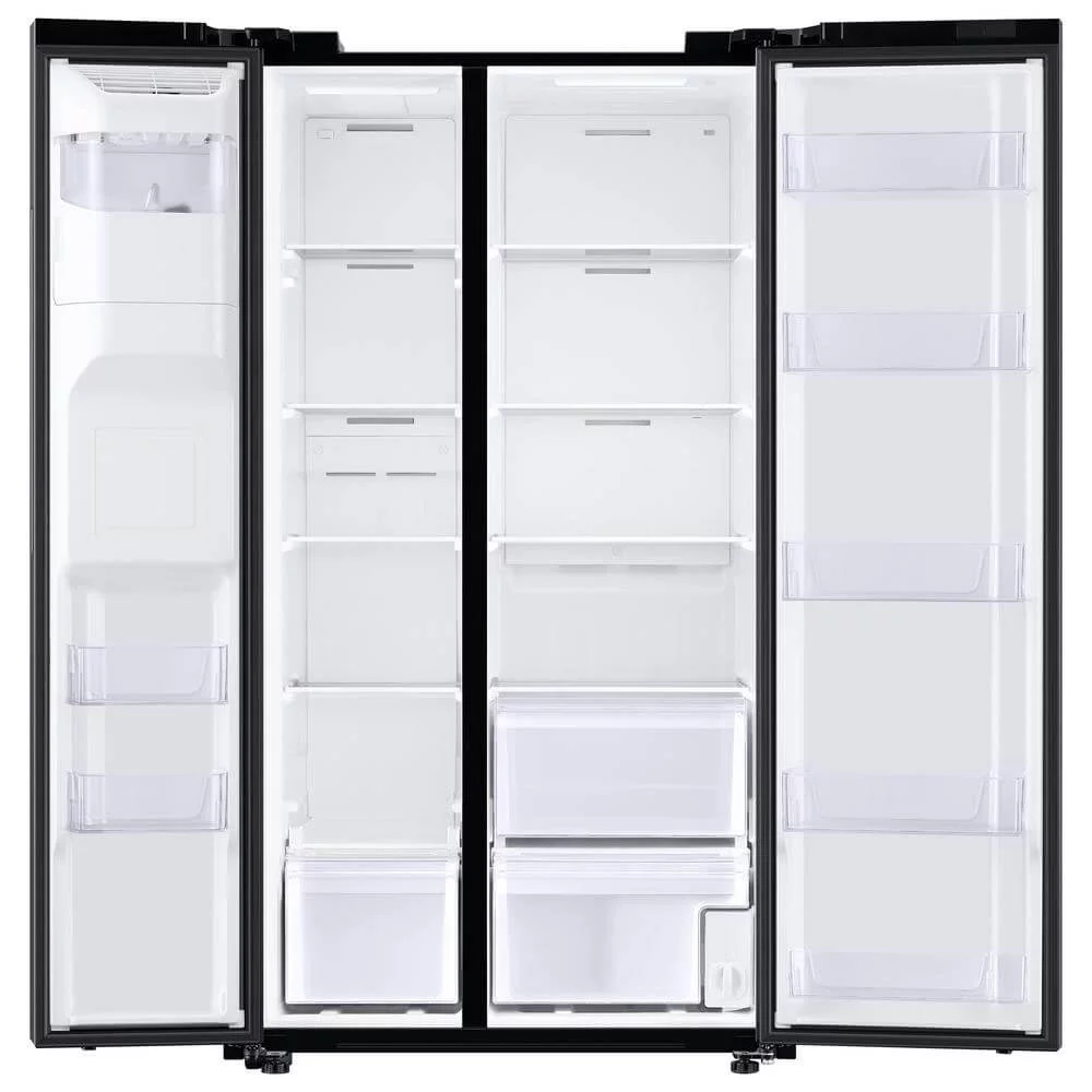 Samsung RS22T5201SG 22 Cu. Ft. Black Stainless Steel Side-by-Side Counter-Depth Refrigerator
