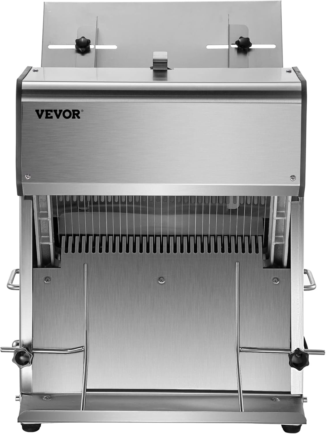 VEVOR Commercial Toast Bread Slicer, 12mm Thickness Electric Bread Cutting Machine, 31PCS Commercial Bakery Bread Slicer, 110V Toast Cutter Cutting Machine, Bread Cutter for Bread Sheet Cutter Cutting