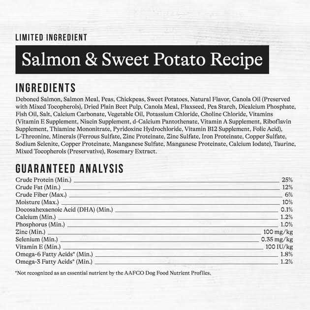 American Journey Limited Ingredient Grain-Free u0026 Sweet Potato Recipe Dry Dog Food - Pet Supplies online store