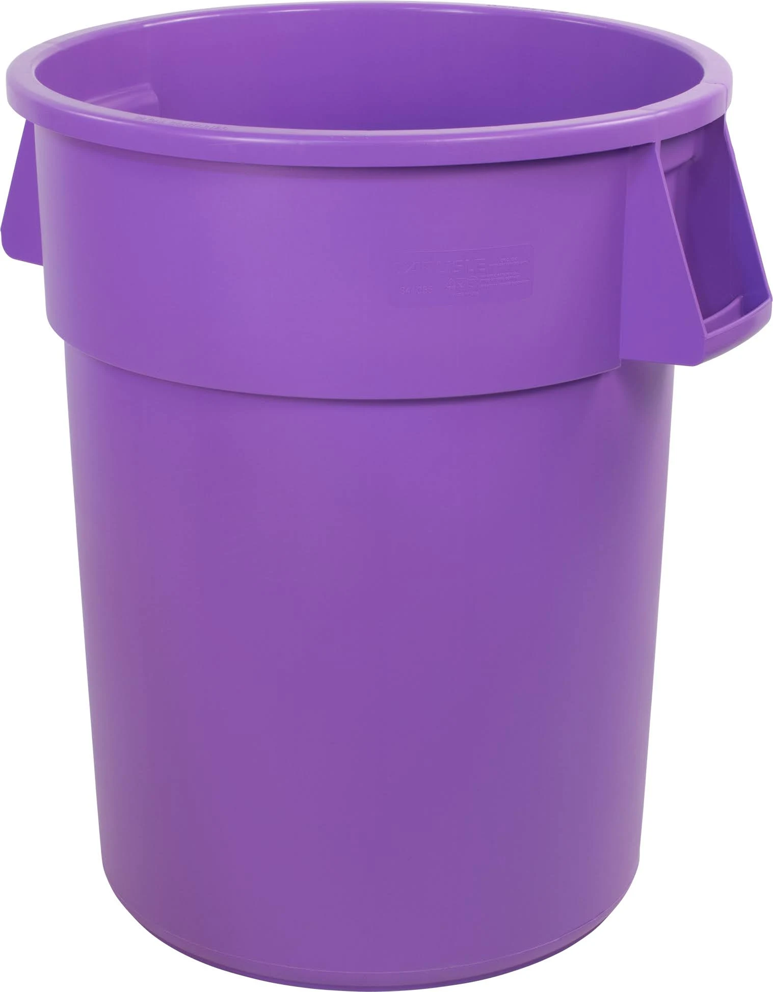 Carlisle 34104489 Bronco 44 Gallon Purple Trash Can