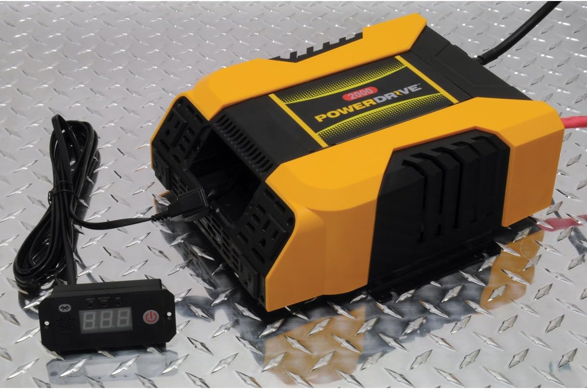 PowerDrive 2000 Watt Power Inverter, PD2000 with Bluetooth Wireless Tech