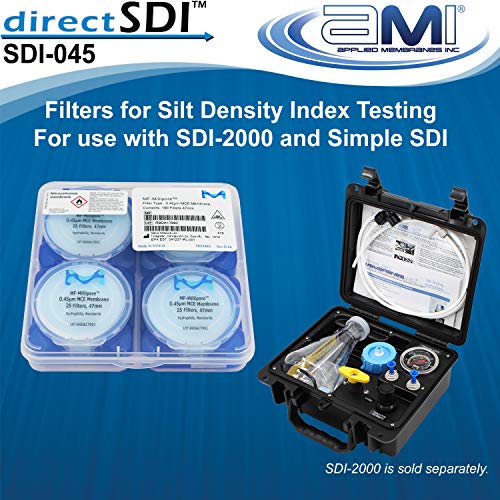 APPLIED MEMBRANES INC. Silt Density Index Test Kit | SDI Tester in Portable Carrying Case | directSDI