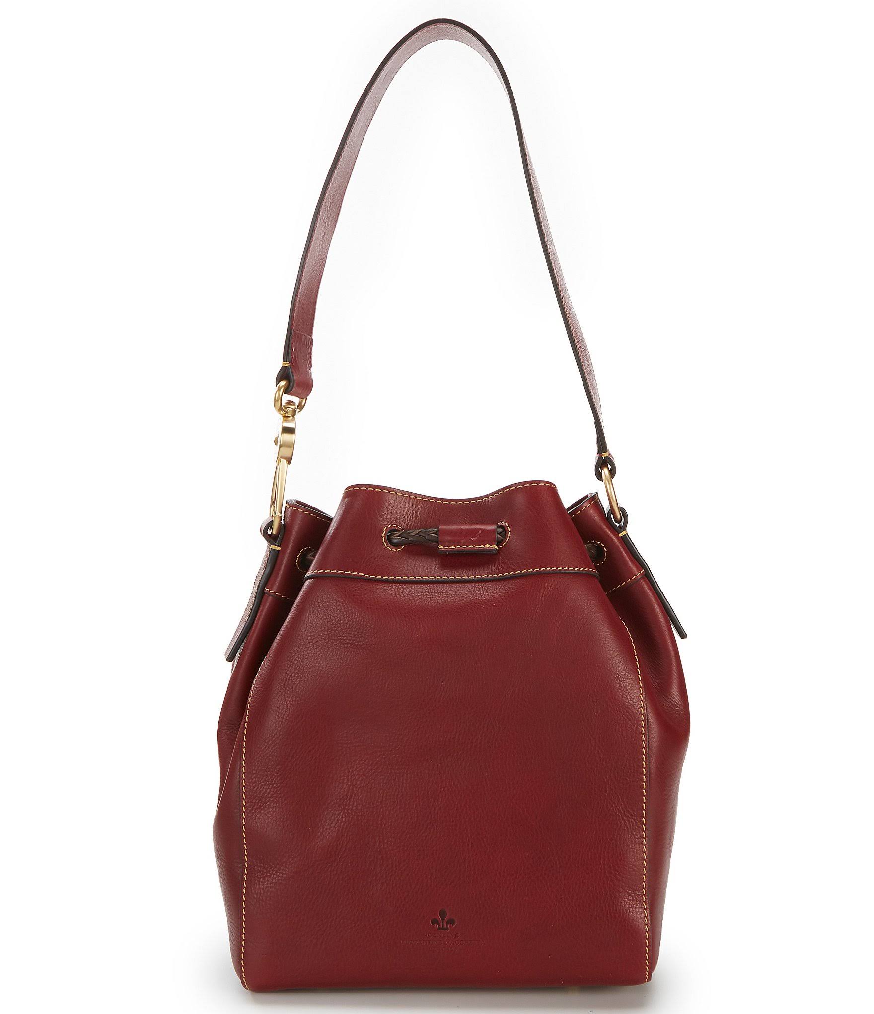 Dooney u0026 Bourke Florentine Hattie Drawstring Bucket Bag ,Bordeaux