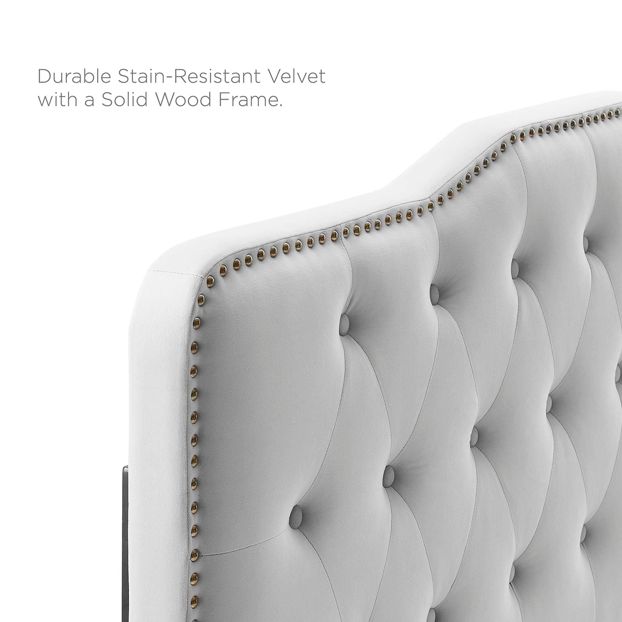 Sophia Tufted Performance Velvet King/California King Headboard - Pink