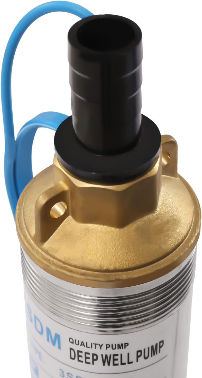 Submersible Pumps 3" OD Pipe 110V/60HZ 0.25KW 0.33HP Stainless Steel Submersible Well Pump Deep Well Pump