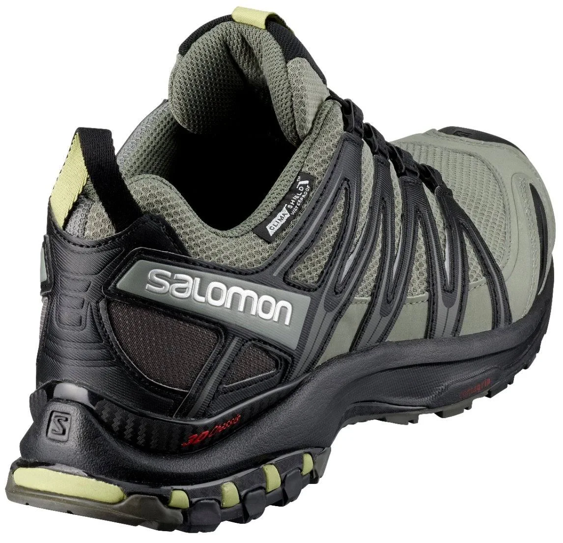 Salomon Men&s XA Pro 3D CS WP Castor Gray/Black/Fern - 13