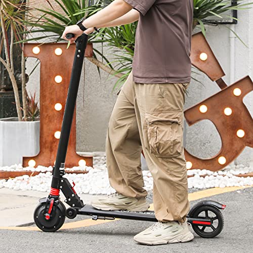 MoNiBloom E-Scooter Electric Kick Scooter w/LED Display and Bluetooth APP, Portable Folding Commuting Scooter for Adults & Teens