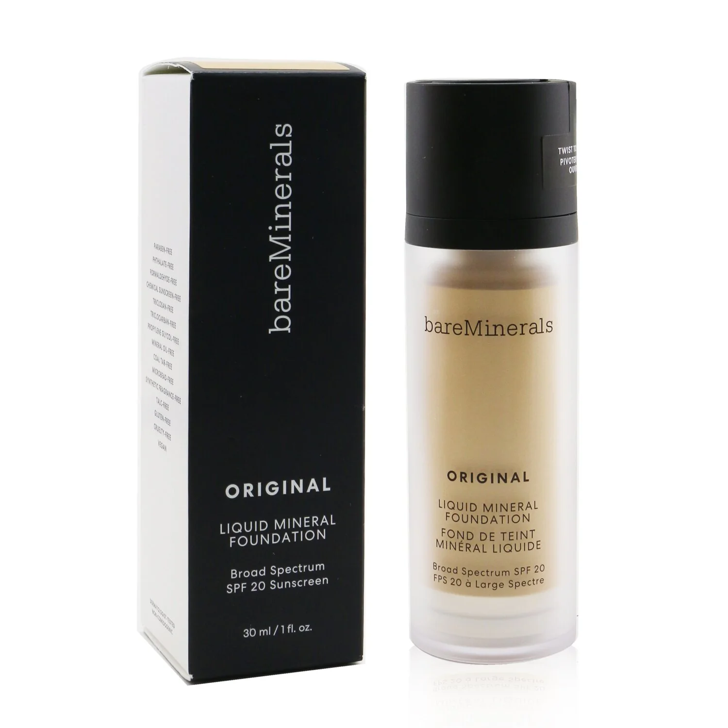 BareMinerals Original Liquid Mineral Foundation SPF 20 - # 11 Soft Medium (For Very Light Cool Skin With A Pink Hue) 30ml/1oz