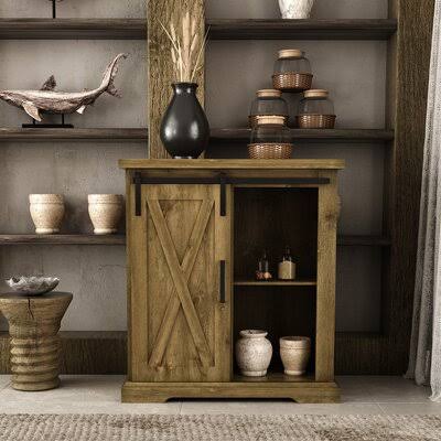Areya 1 - Door Dining Hutch Gracie Oaks Color: Brown