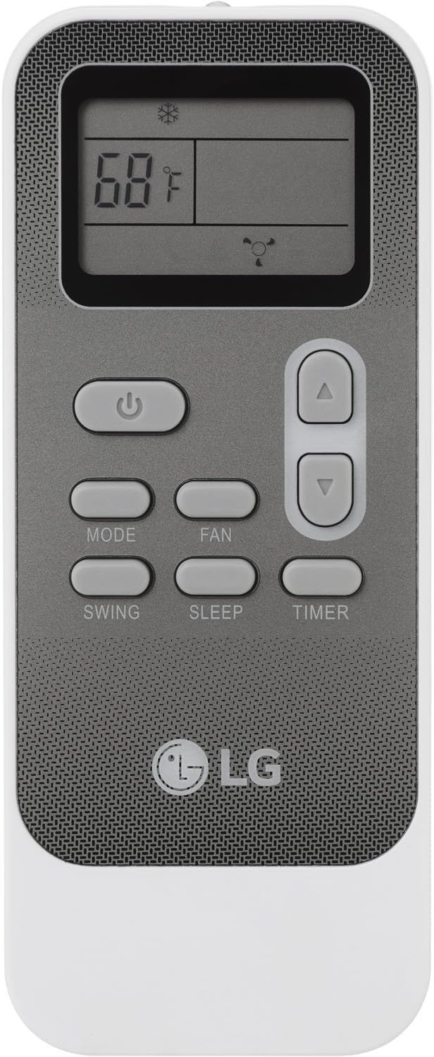 LG LP1417GSR 115V Portable Air Conditioner with Remote Control in Graphite Gray for Rooms up to 400-Sq. Ft. (Renewed)