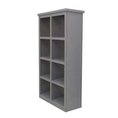 Inikki 32x22 W Cube Bookcase Red Barrel Studio Color: Black Alder, Size: (3 Shelves) 54x22 H x 32x22 W x 17x22 D