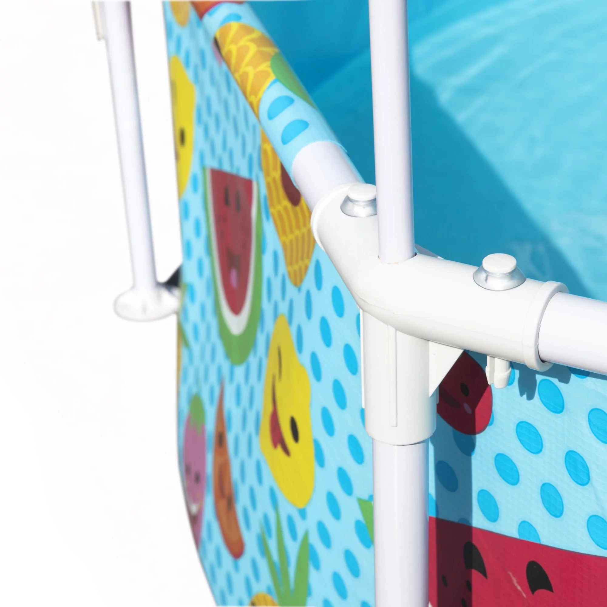 Bestway 8' x 20" Above Ground Round Swimming Pool with Shaded Canopy, Fruit