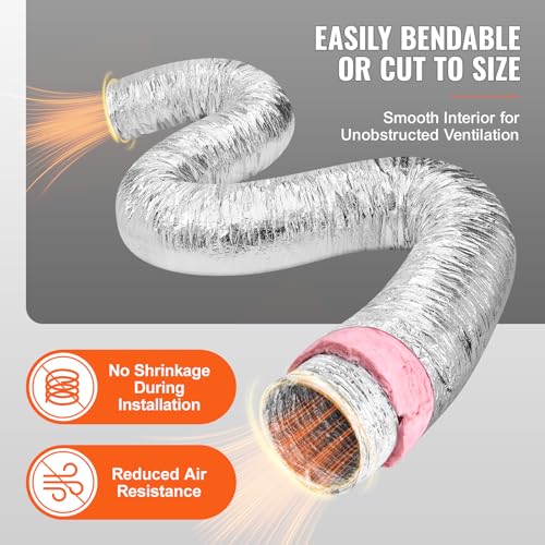 VEVOR Insulated Flexible Duct